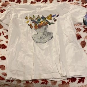 Head with flowers escaping